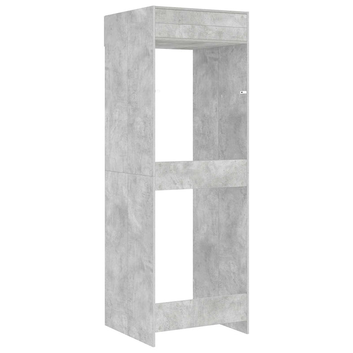 Dulap pentru mașina de spălat cu ușă Beton 67,5 x 68 x 200 cm - WALTI WALTI