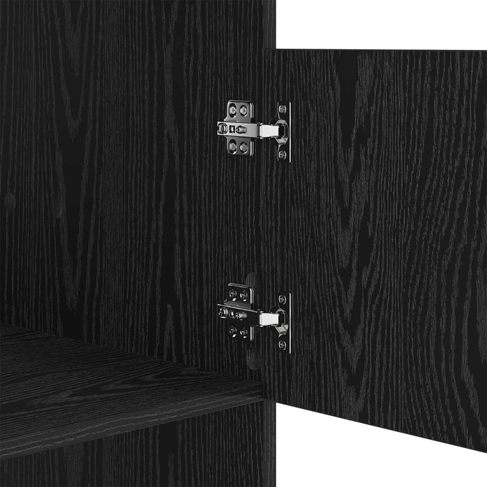 Dulap de rufe Stejar Negru 50 x 68 x 162 cm Lemn compozit - WALTI WALTI