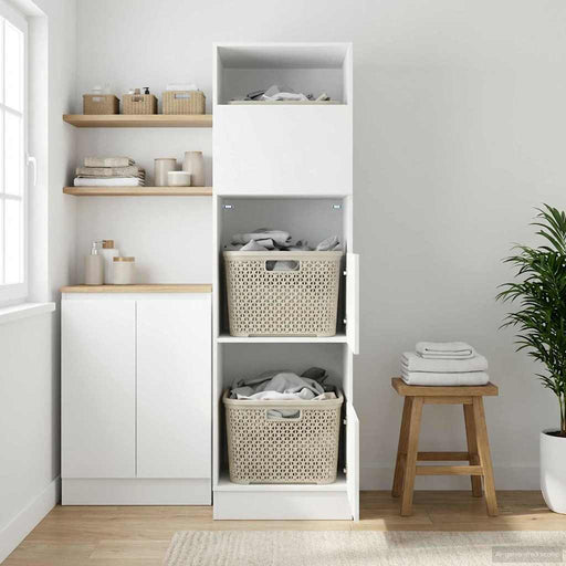 Dulap de rufe Stejar Negru 50 x 68 x 162 cm Lemn compozit - WALTI WALTI