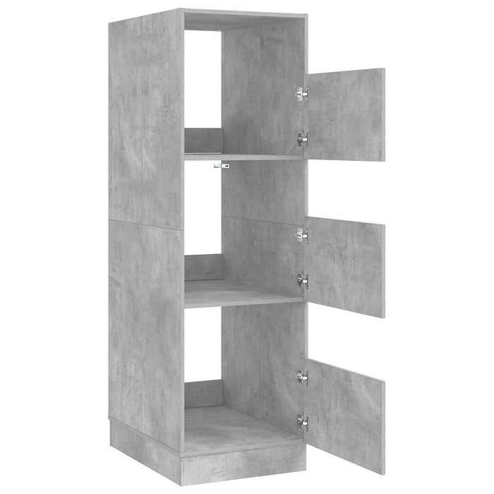 Dulap de rufe cu ușă Beton 50 x 68 x 162 cm Lemn compozit - WALTI WALTI