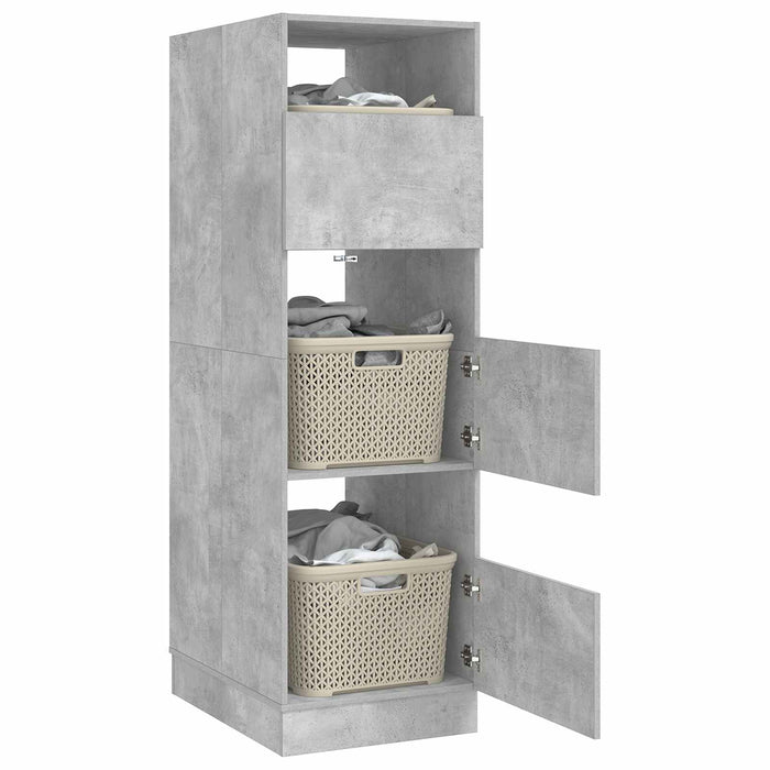 Dulap de rufe cu ușă Beton 50 x 68 x 162 cm Lemn compozit - WALTI WALTI