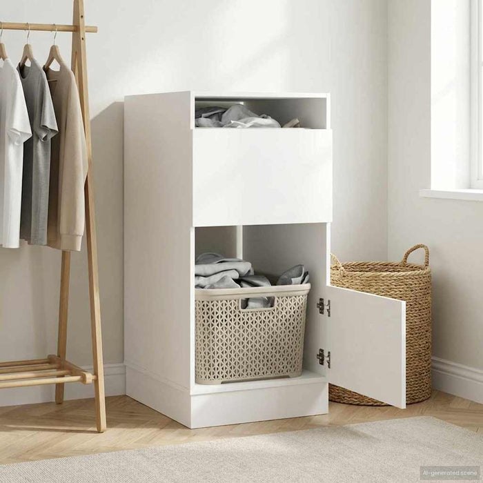 Dulap de rufe cu depozitare Alb 50 x 68 x 102 cm Lemn compozit - WALTI WALTI