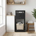 Dulap de rufe Stejar Negru 50 x 68 x 102 cm Lemn compozit - WALTI WALTI