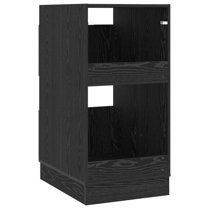 Dulap de rufe Stejar Negru 50 x 68 x 102 cm Lemn compozit - WALTI WALTI