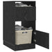 Dulap de rufe Stejar Negru 50 x 68 x 102 cm Lemn compozit - WALTI WALTI