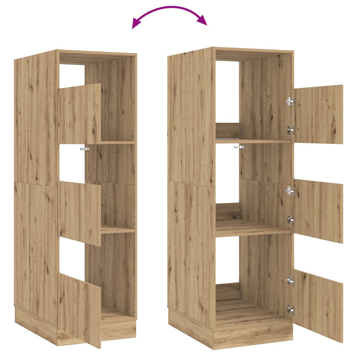 Set dulap de rufe 2 buc. Stejar Artizanal Lemn prelucrat WALTI