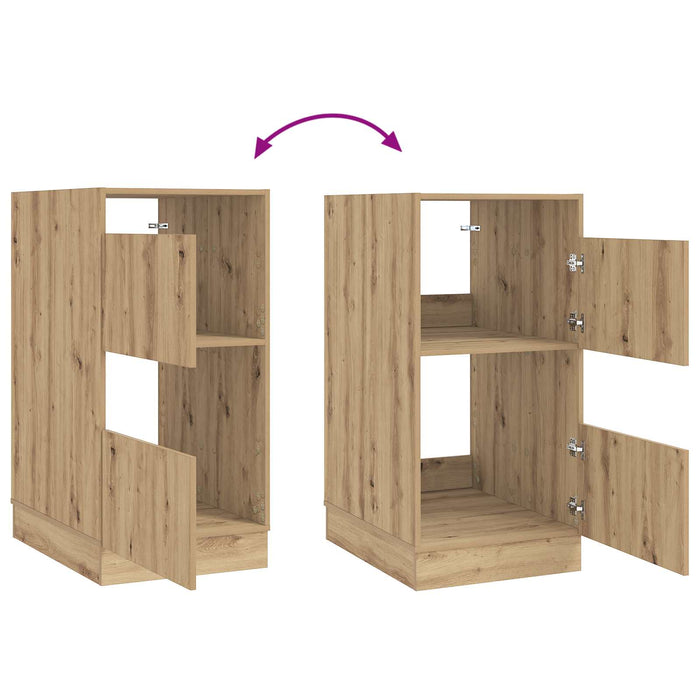 Set dulap de rufe 2 buc. Stejar Artizanal Lemn prelucrat WALTI