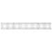 Pat ridicat din gabion 2 pcs Argintiu 400 x 50 x 60 cm - WALTI WALTI