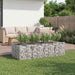 Pat ridicat din gabion 2 pcs Argintiu - WALTI WALTI