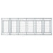 Pat ridicat din gabion 2 pcs Argintiu - WALTI WALTI