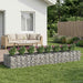 Pat ridicat din gabion 3 pcs Argintiu - WALTI WALTI
