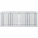 Pat ridicat din gabion 2 pcs Argintiu 200 x 50 x 80 cm - WALTI WALTI