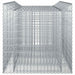 Pat ridicat din gabion 2 pcs Argintiu - WALTI WALTI