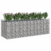 Pat ridicat din gabion 3 pcs Argintiu - WALTI WALTI