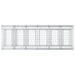 Pat ridicat din gabion 3 pcs Argintiu - WALTI WALTI