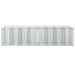 Pat ridicat din gabion 4 pcs Argintiu - WALTI WALTI