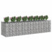 Pat ridicat din gabion 4 pcs Argintiu - WALTI WALTI