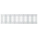 Pat ridicat din gabion 4 pcs Argintiu - WALTI WALTI