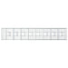 Pat ridicat din gabion 2 pcs Argintiu 340 x 60 x 55 cm - WALTI WALTI