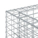 Pat ridicat din gabion 2 pcs Argintiu 250 x 50 x 80 cm - WALTI WALTI