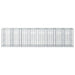 Pat ridicat din gabion 2 pcs Argintiu 330 x 50 x 80 cm - WALTI WALTI