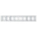 Pat ridicat din gabion 2 pcs Argintiu 330 x 50 x 80 cm - WALTI WALTI