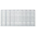 Pat ridicat din gabion 4 pcs Argintiu 330 x 50 x 150 cm - WALTI WALTI