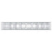 Pat ridicat din gabion 4 pcs Argintiu 330 x 50 x 150 cm - WALTI WALTI