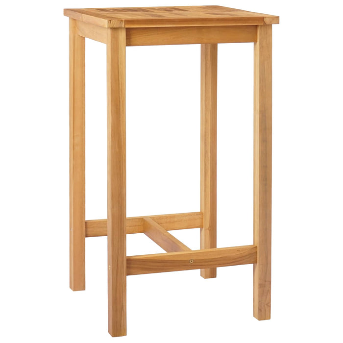 Masă de bar natural 60 x 60 x 105 cm Teak solid WALTI