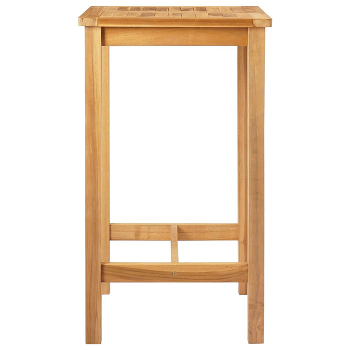 Masă de bar natural 60 x 60 x 105 cm Teak solid WALTI