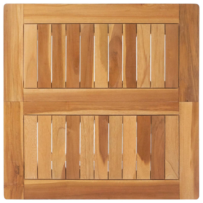Masă de bar natural 60 x 60 x 105 cm Teak solid WALTI