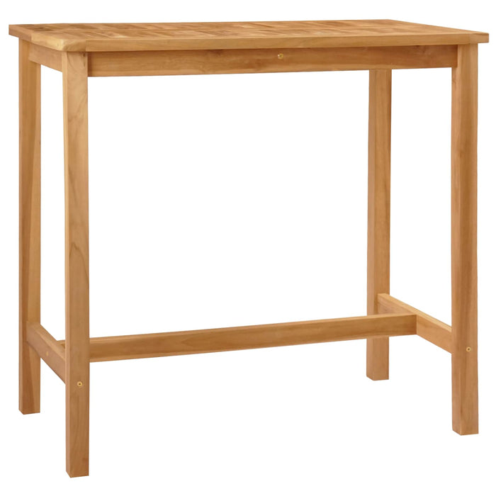 Masă de bar natural 110 x 60 x 105 cm Teak solid WALTI