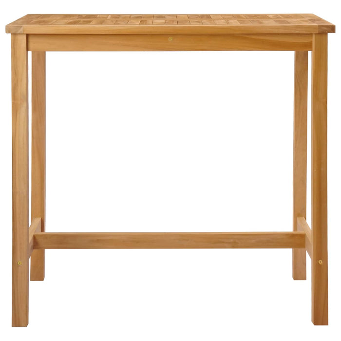 Masă de bar natural 110 x 60 x 105 cm Teak solid WALTI