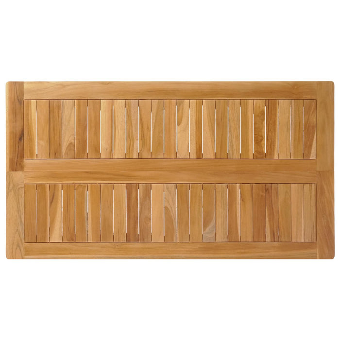 Masă de bar natural 110 x 60 x 105 cm Teak solid WALTI