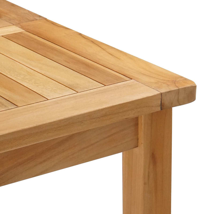 Masă de bar natural 150 x 75 x 105 cm Lemn solid de tec - WALTI WALTI