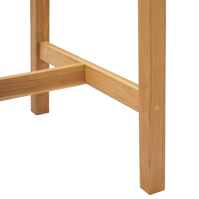 Masă de bar natural 150 x 75 x 105 cm Lemn solid de tec - WALTI WALTI