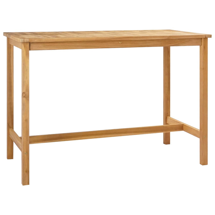 Masă de bar natural 150 x 75 x 105 cm Lemn solid de tec - WALTI WALTI