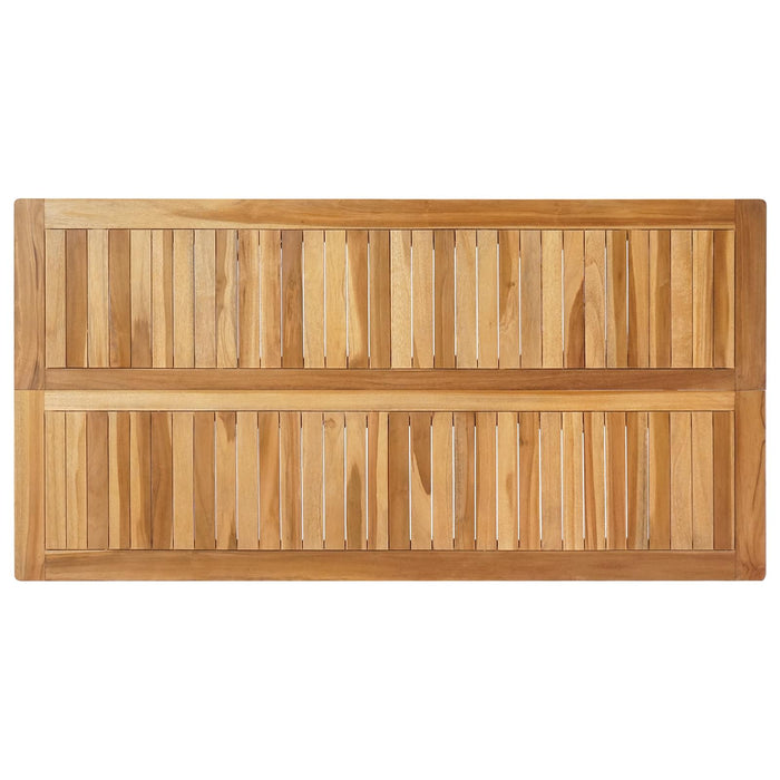 Masă de bar natural 150 x 75 x 105 cm Lemn solid de tec - WALTI WALTI