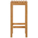 Scaun de bar 4 pcs Maro Lemn solid de tec - WALTI WALTI