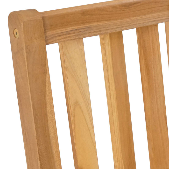 Scaun Bar 2 pcs Netratat 35 x 45 x 110 cm Lemn solid de tec - WALTI WALTI