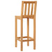 Scaun Bar 2 pcs Netratat 35 x 45 x 110 cm Lemn solid de tec - WALTI WALTI