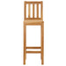 Scaun Bar 2 pcs Netratat 35 x 45 x 110 cm Lemn solid de tec - WALTI WALTI