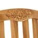 Scaun din lemn sculptat în formă de trandafir 2 pcs natural - WALTI WALTI