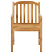 Scaun din lemn sculptat în formă de trandafir 2 pcs natural - WALTI WALTI