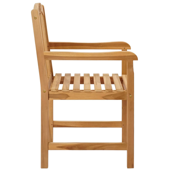 Scaun din lemn sculptat în formă de trandafir 2 pcs natural - WALTI WALTI