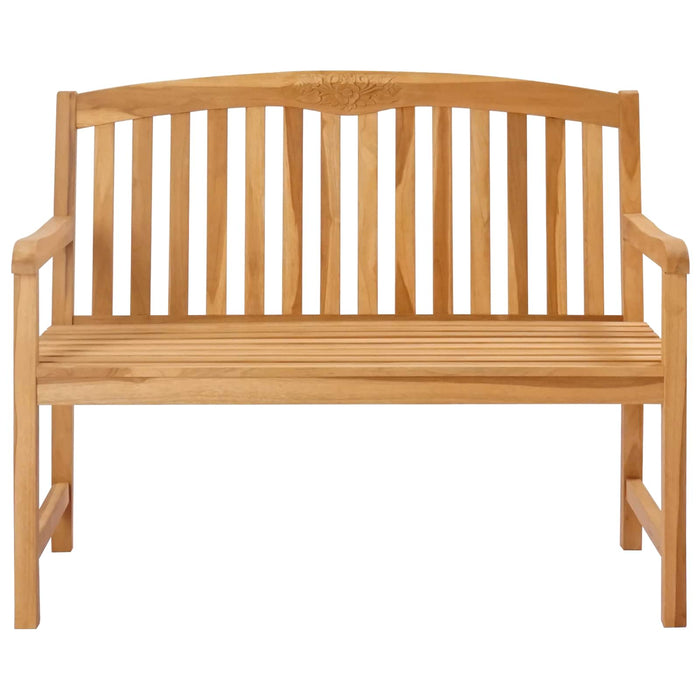 Bancă din lemn sculptată manual cu flori natural - WALTI WALTI