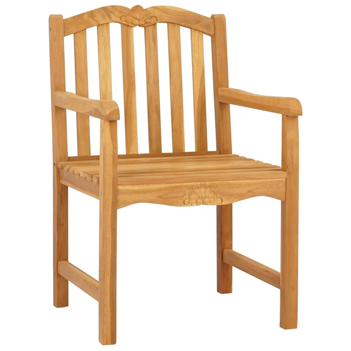 Scaun pentru Grădină 2 pcs natural 58 x 60 x 93 cm - WALTI WALTI