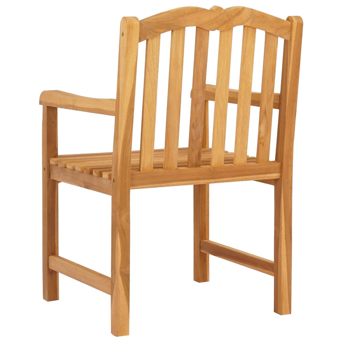 Scaun pentru Grădină 2 pcs natural 58 x 60 x 93 cm - WALTI WALTI