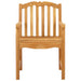 Scaun pentru Grădină 2 pcs natural 58 x 60 x 93 cm - WALTI WALTI