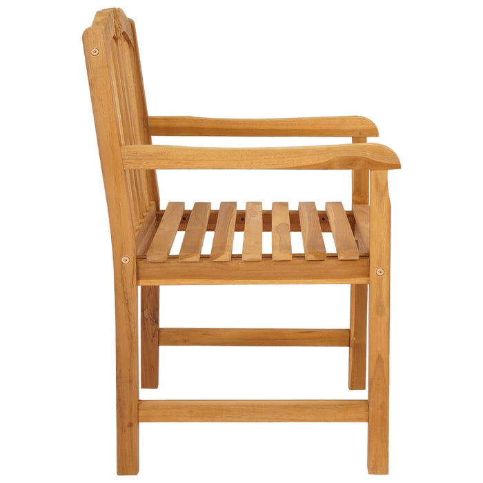 Scaun pentru Grădină 2 pcs natural 58 x 60 x 93 cm - WALTI WALTI
